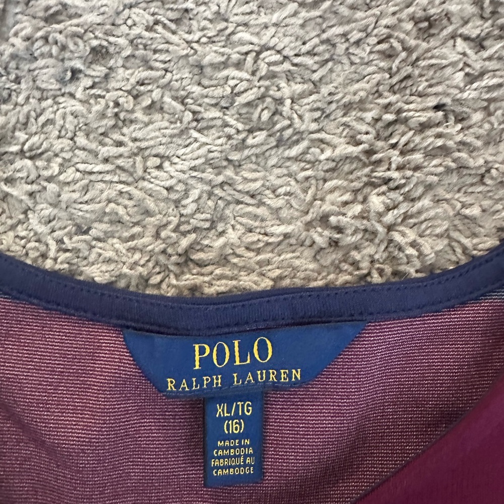 Polo Ralph Lauren Purple and Blue dress